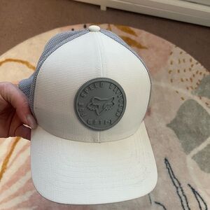 Fox Racing White and Gray Trucker Hat